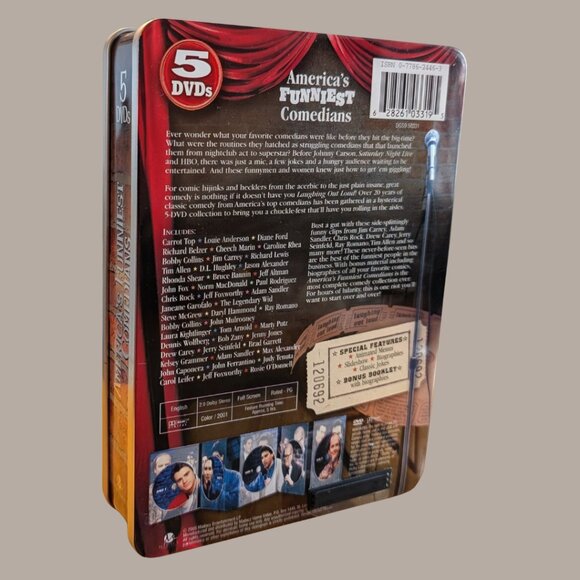 America’s Funniest Comedians – 5-DVD Collector’s Tin (2001) - Picture 3 of 3